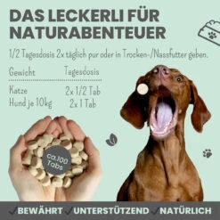 Noms+ Zistrosen Tabs Für Hunde & Katzen -Tier Futter Profi Geschaft nomsplus zistrosen tabs hunde katzen3