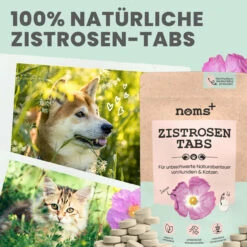 Noms+ Zistrosen Tabs Für Hunde & Katzen -Tier Futter Profi Geschaft nomsplus zistrosen tabs hunde katzen6
