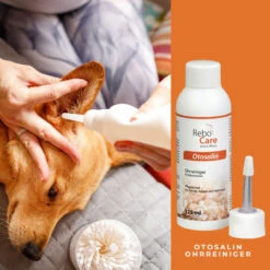 ReboCare Otosalin Ohrreiniger -Tier Futter Profi Geschaft rebocare otosalin tiere4