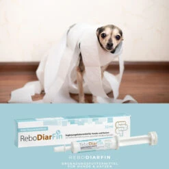 ReboVet ReboDiarFin Für Hunde & Katzen -Tier Futter Profi Geschaft rebodiarfin hund katze4
