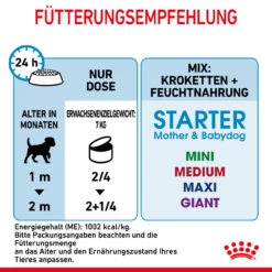 Royal Canin Starter Mousse Mother & Babydog Nassfutter Für Hunde -Tier Futter Profi Geschaft royal canin starter mousse mother babydog hund7