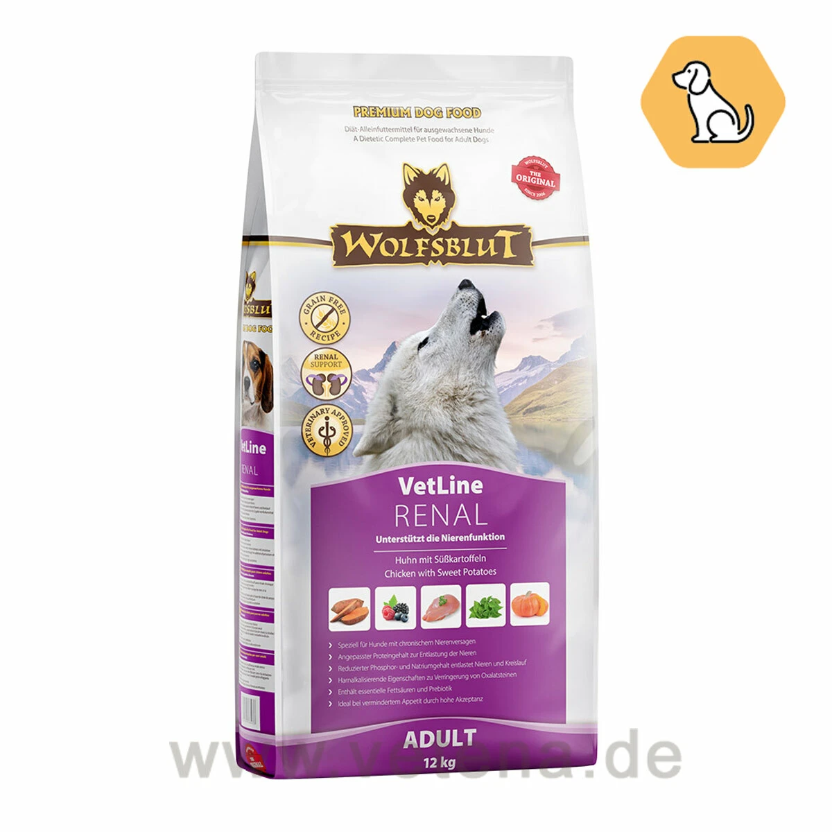 Wolfsblut VetLine Renal Trockenfutter Für Hunde 3 Wolfsblut VetLine Renal Trockenfutter Für Hunde